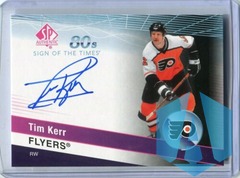 2020-21 SP AUTHENTIC SIGN OF THE TIMES AUTO 80S TIM KERR